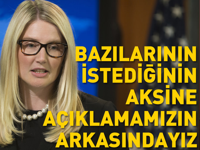 'Açıklamamızın doğru bir yol olduğuna inanıyoruz'