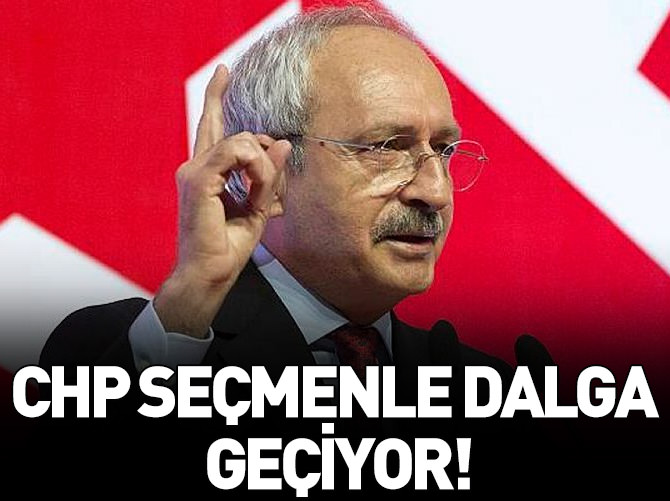 CHP seçmenle dalga geçiyor