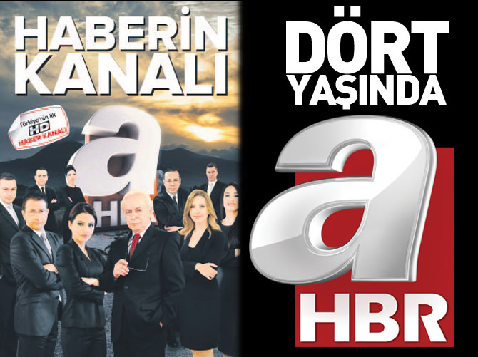 Türkiye'nin haber kanalı A Haber 4 yaşında
