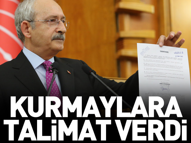 CHP'de kurmaylara 'konuşmama' talimatı