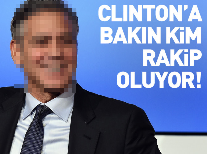 Hillary Clinton’a sürpriz rakip: George Clooney