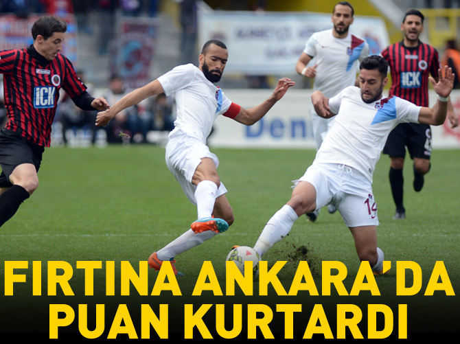 Gençlerbirliği - Trabzonspor: 1-1