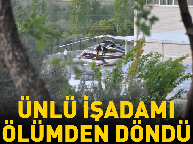 İşadamı Zorlu'nun helikopteri zorunlu iniş yaptı