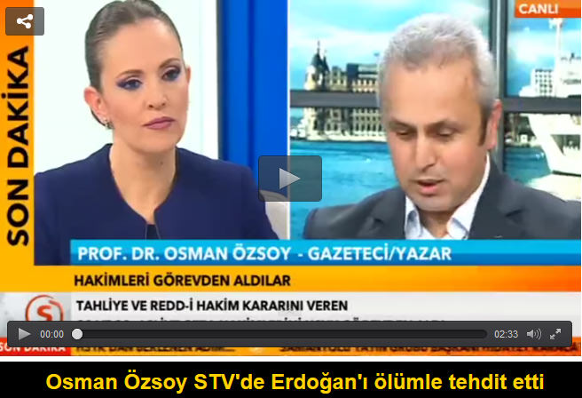 Sözde profesör canlı yayında tehdit etti