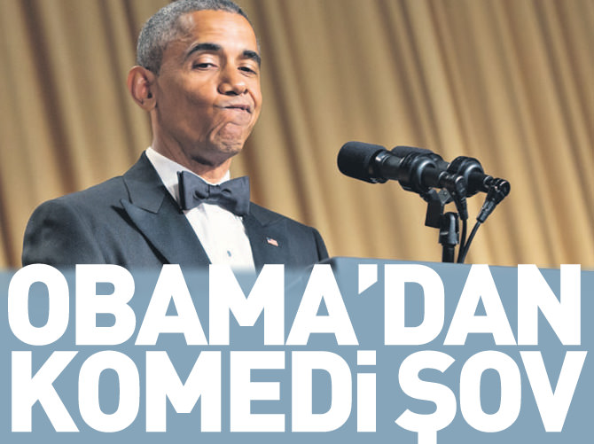 Obama, Beyaz Saray galasını komedi gösterisine çevirdi