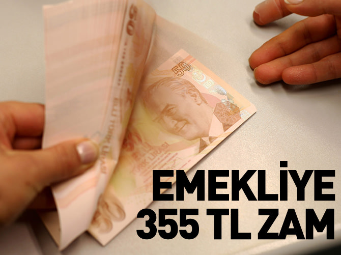 Emekliye intibak zammı 355 TL