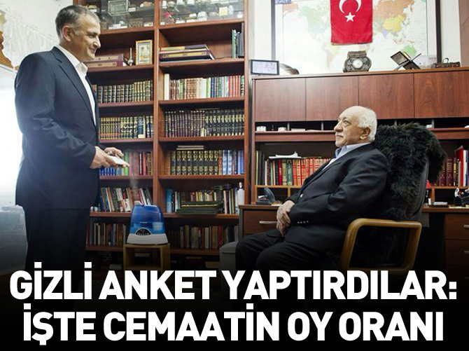 Cemaatin oy oranı belli oldu