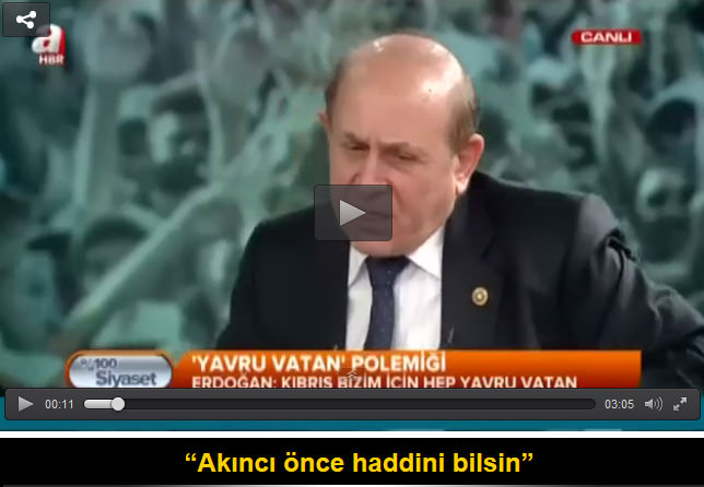 Kuzu: Akıncı önce haddini bilsin