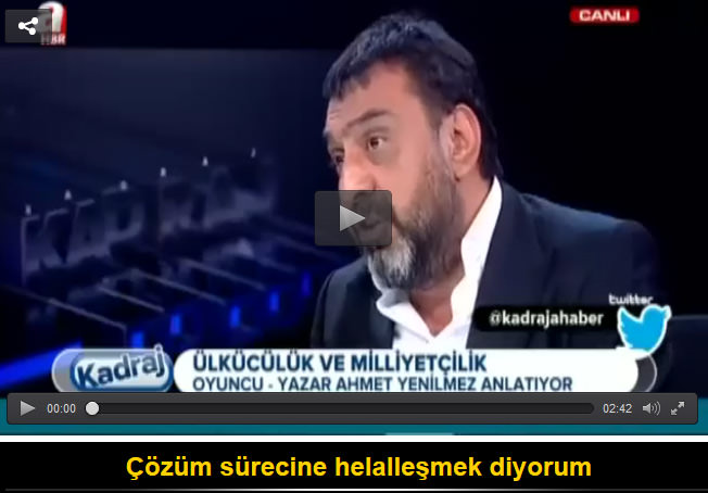 Çözüm sürecine helalleşmek diyorum
