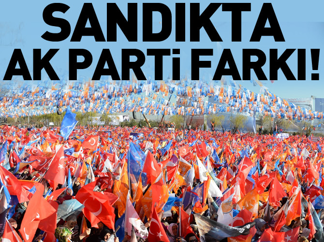 Sandıkta AK Parti farkı