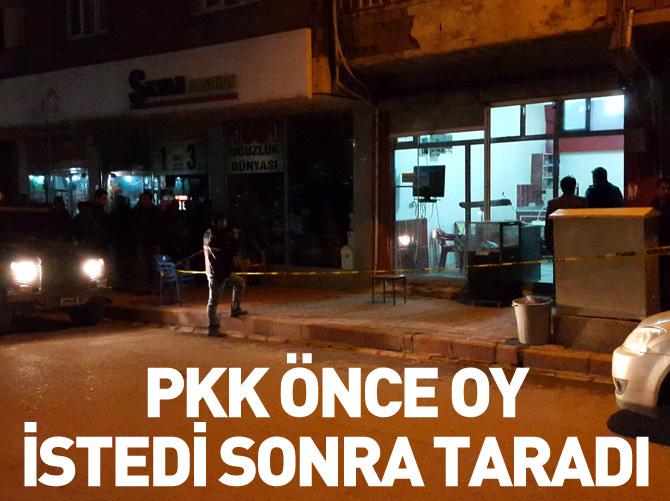PKK önce oy istedi sonra taradı