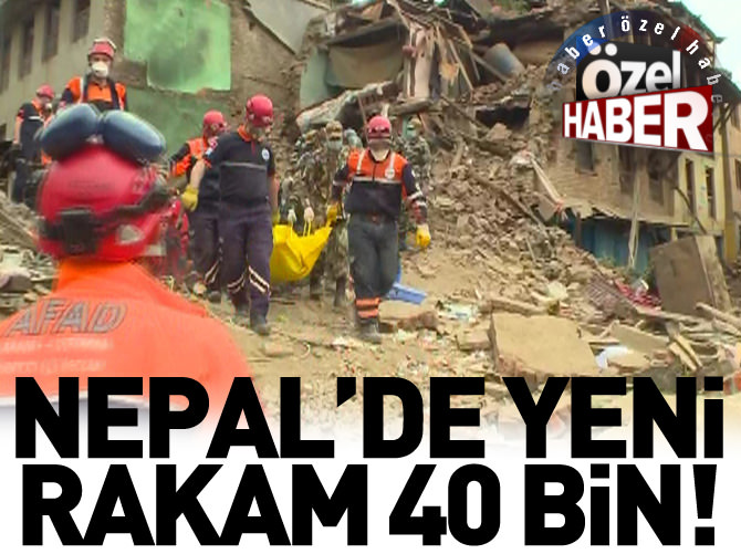 Nepal'de yeni rakam 40 bin