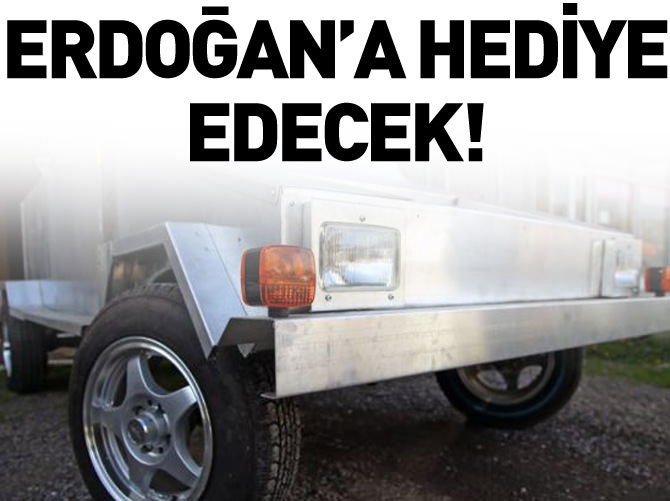 3 yılda üretti! Erdoğan'a hediye edecek