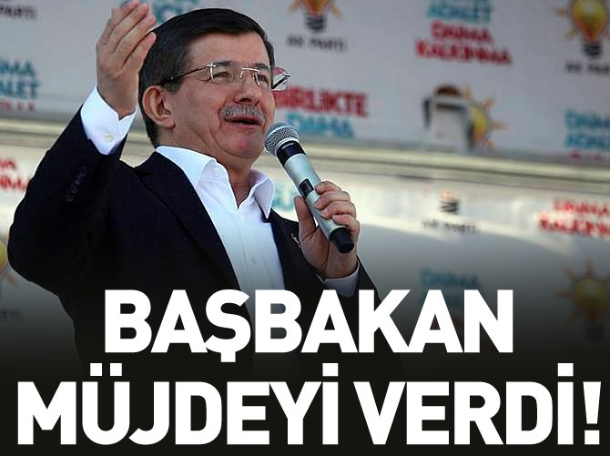 Davutoğlu müjdeyi verdi!
