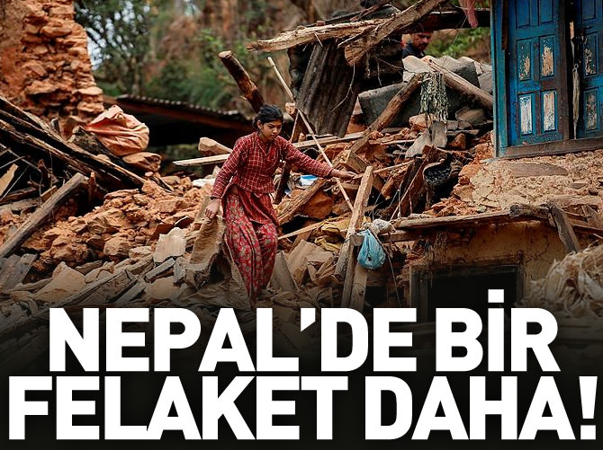 Deprem sonrası Nepal'de toprak kayması 250 kişi kayıp!