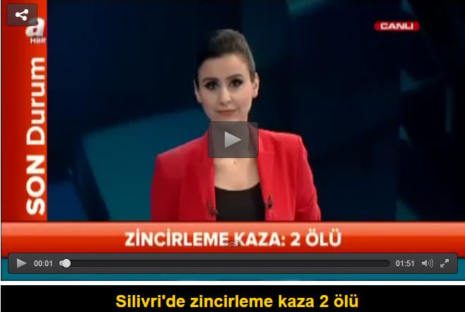 Silivri'de zincirleme kaza!