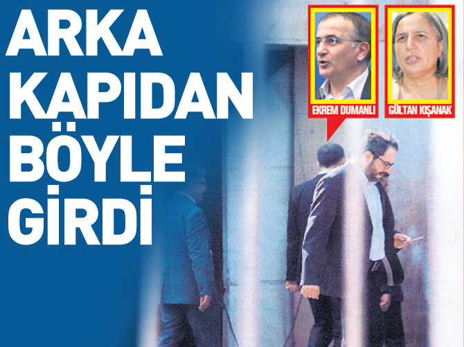 Ekrem Dumanlı garaj kapısından böyle girdi