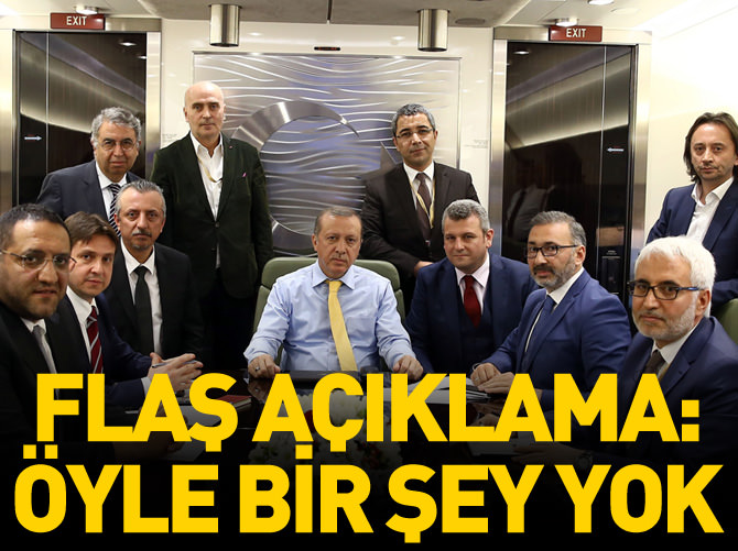 Erdoğan: İzleme heyeti diye bir şey yok