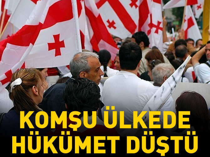 Gürcistan'da hükümet düştü