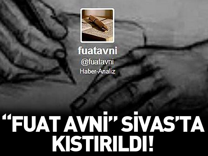 "Fuat Avni" Sivas'ta kıstırıldı