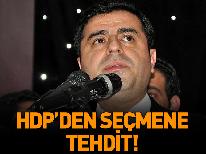 HDP'den seçmene afişli tehdit