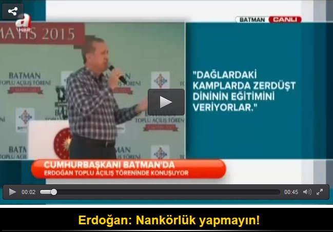Erdoğan: Nankörlük yapmayın!