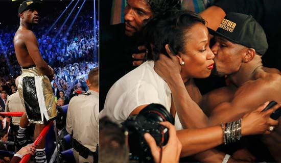 Asrın boks maçını Floyd Mayweather kazandı