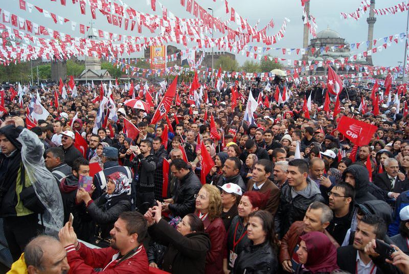 CHP'nin Kayseri mitingine katılım çok az oldu