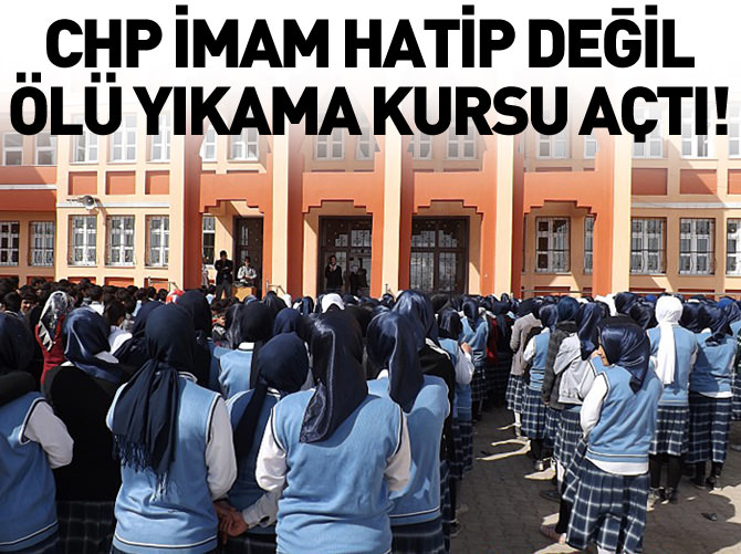 Nabi Avcı: CHP İmam Hatip değil ölü yıkayıcı kursları açtı