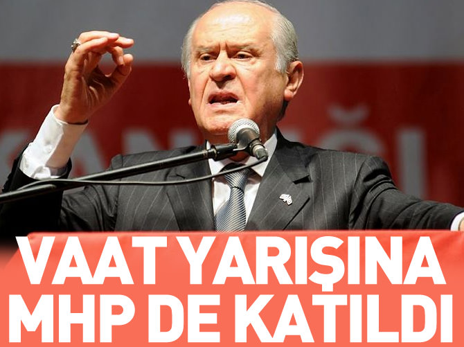 Vaat yarışına MHP de katıldı