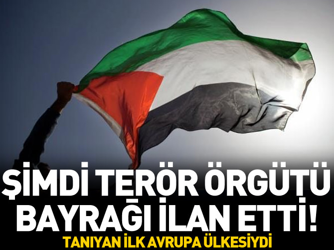 İsveç'te Filistin bayrağı, terör örgütleri bayraklarının arasında gösterildi