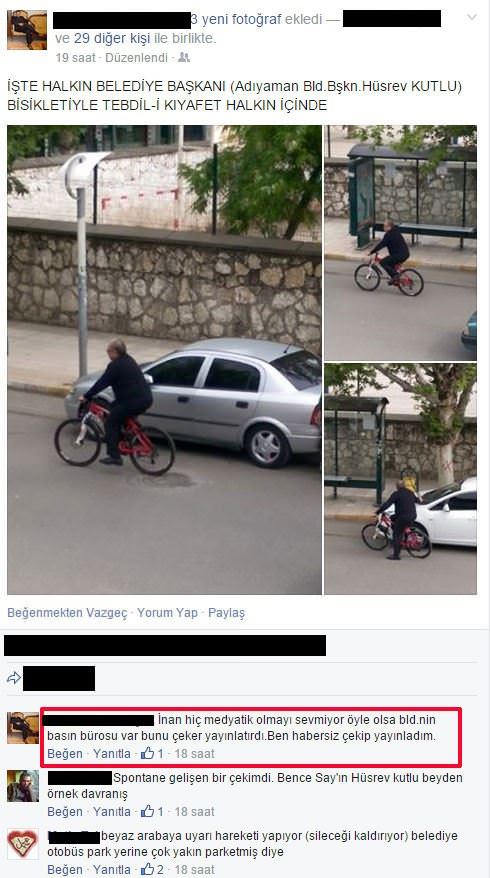 Adıyaman Belediye Başkanı Bisikletle Şehri Teftişe Çıktı - 2