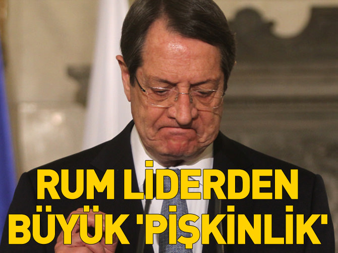 Rum liderden büyük 'pişkinlik'