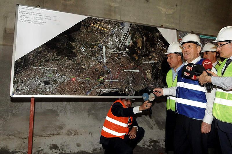 Topbaş İstanbul'un yeni metrosu için düğmeye bastı - 1