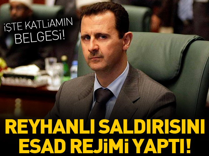 Reyhanlı saldırısını Esad rejimi yaptı