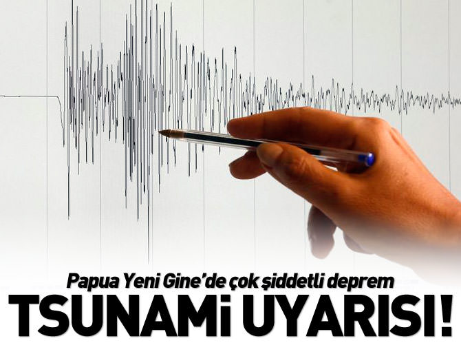 Papua Yeni Gine’de çok şiddetli deprem