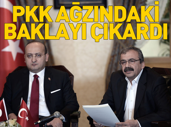 PKK ağzındaki baklayı çıkardı