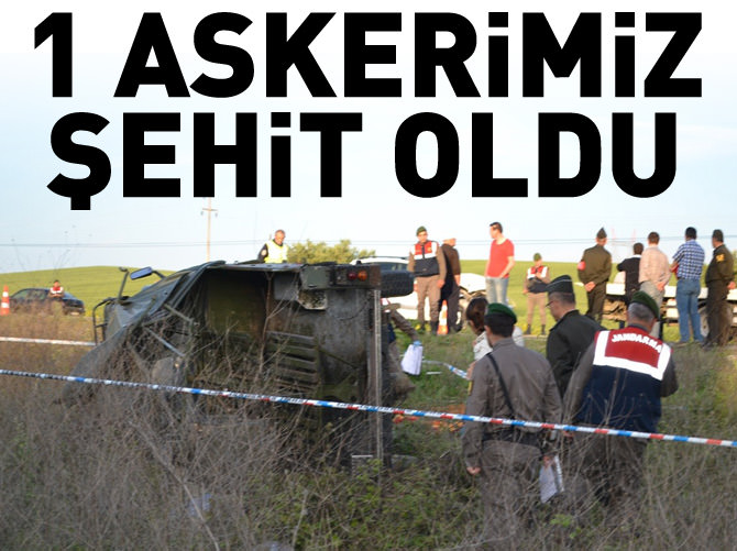 Kahreden haber! Bir askerimiz şehit oldu