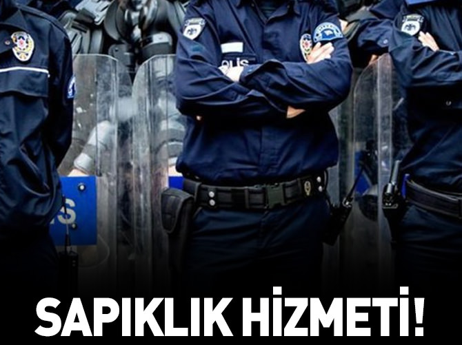 Tacizciyi aklayan polislere operasyon
