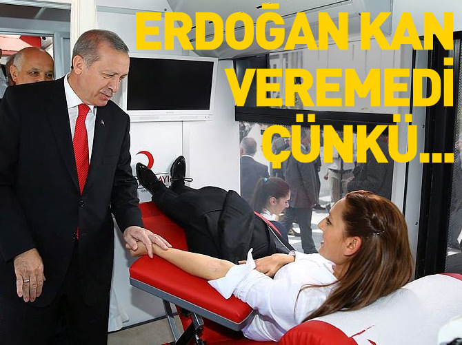 Cumhurbaşkanı Erdoğan'dan kan bağışı çadırına ziyaret