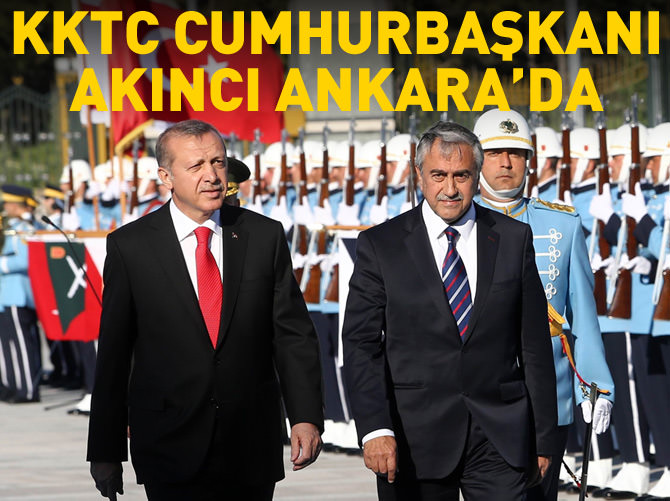 KKTC Cumhurbaşkanı Akıncı Ankara'da