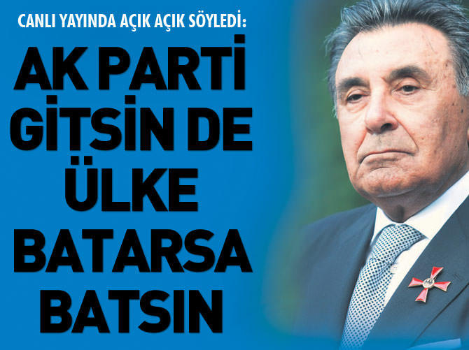 Davutoğlu: Doğan medyası AK Parti gitsin ülke batsın istiyor