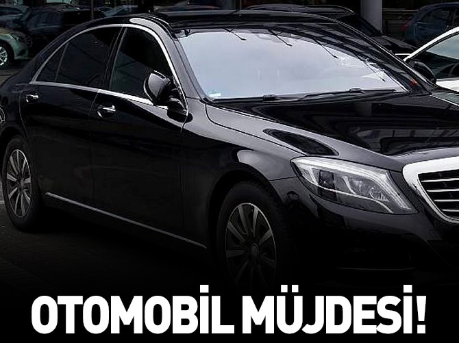 Başbakan'dan otomobil müjdesi!