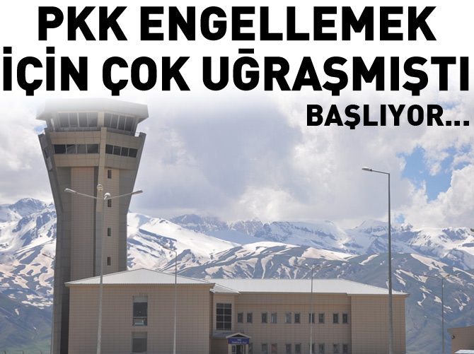 Yüksekova Havaalanı’ndan uçuşlar başlıyor