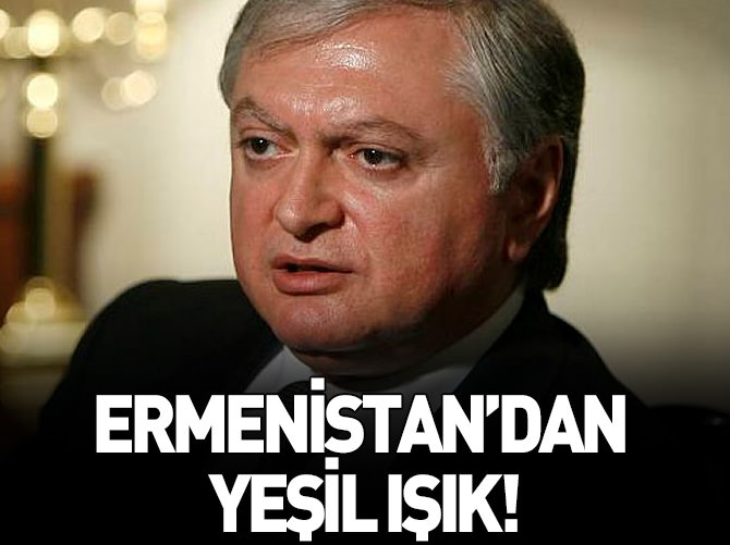 Ermenistan'dan yeşil ışık!