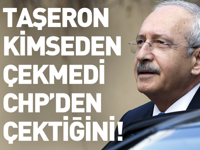Taşeron kimseden çekmedi CHP'den çektiğini