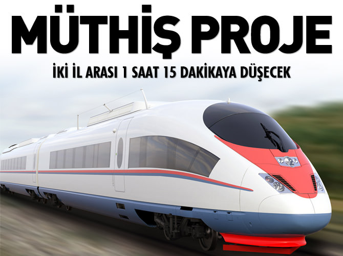 Ankara-İstanbul 75 dakikaya iniyor
