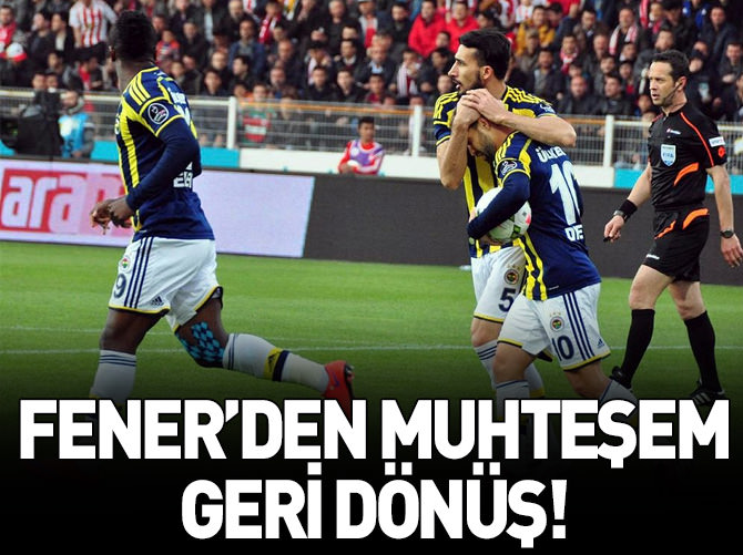 Fenerbahçe'den hayati geri dönüş!
