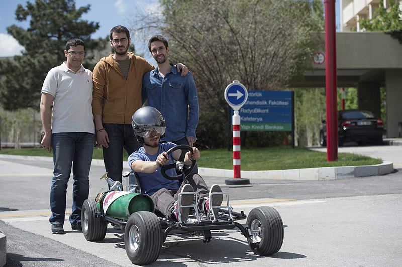 Havayla çalışan yerli araba - 1