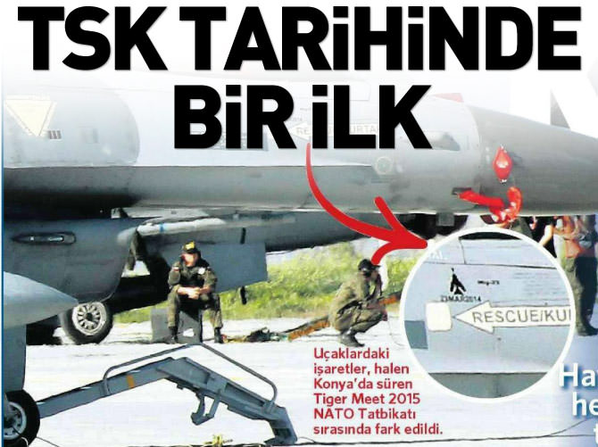 F-16’larda ilk ‘Kill Mark’lar